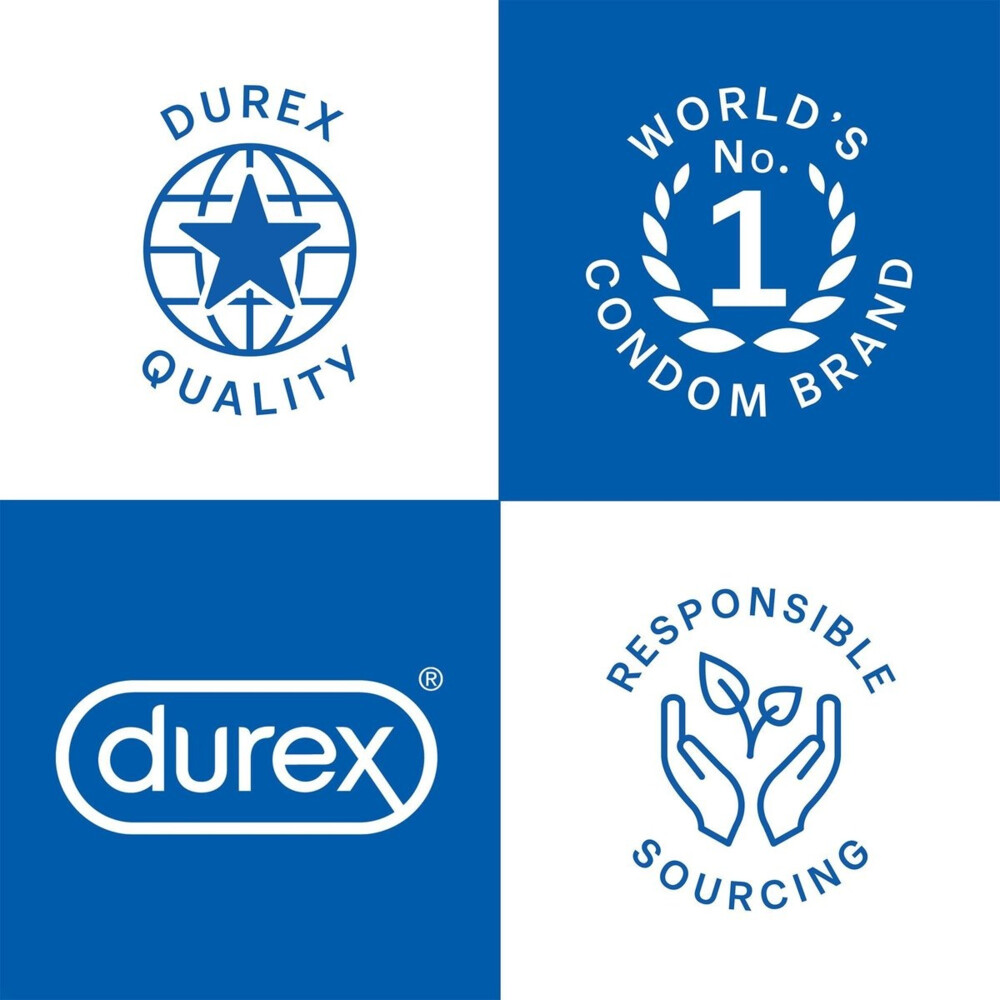 Durex - Nude No Latex Condooms 20 stuks, Play Massage Gel 2 in 1 Aloë Vera 200 ml & Orgasm Intense Play Glijmiddel 50 ml - Pakket