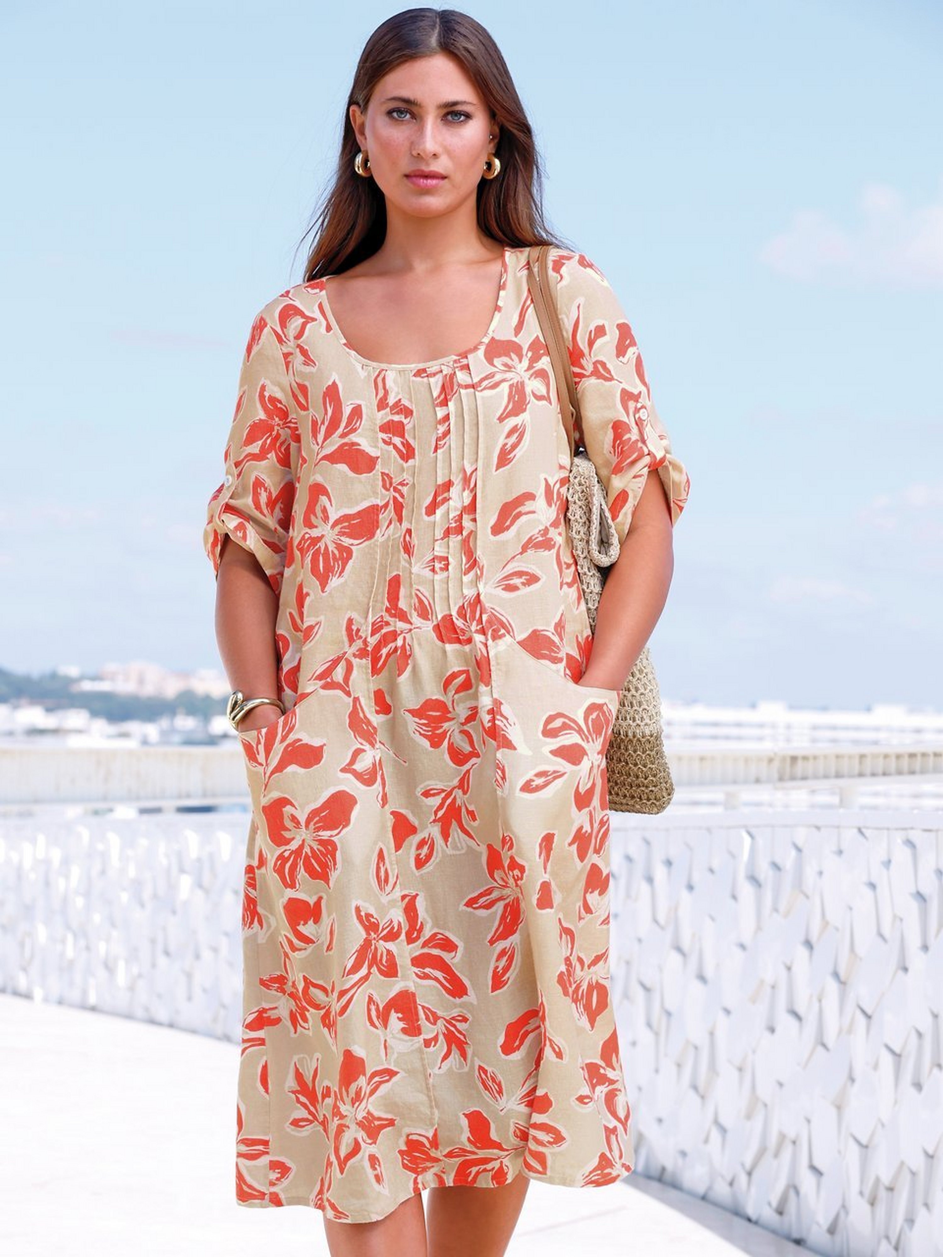 Kleid aus 100% Leinen