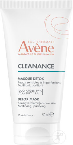 Avène Cleanance Masque Detox Matifiant Purifiant Peau Grasse Imperfections 50ml