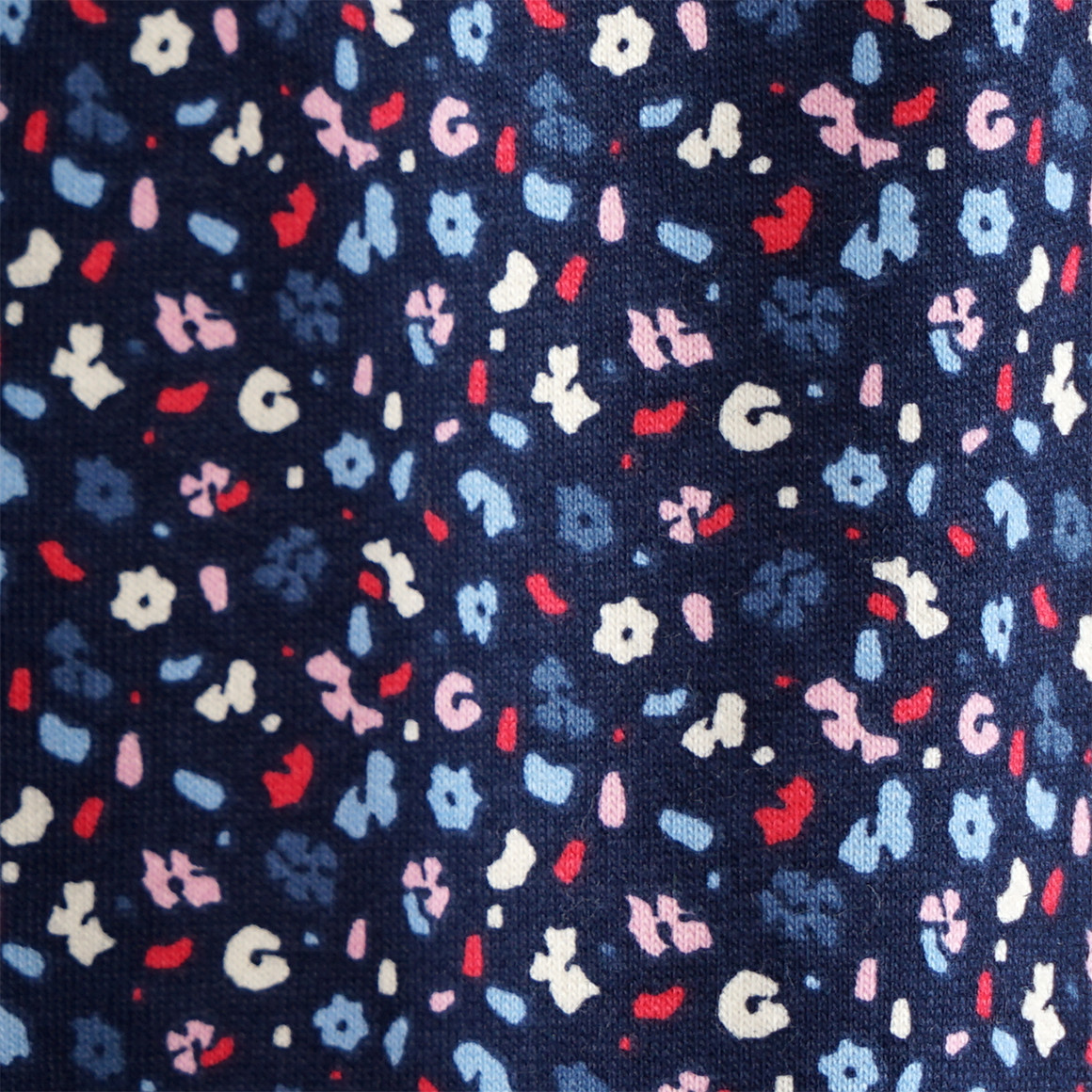Yigga Mädchen Sweatleggings mit Minimal-Print dunkelblau / bunt