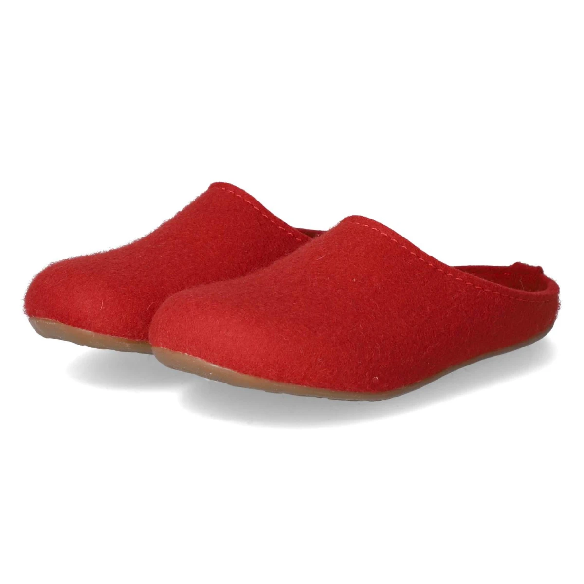 HaflingerPantoletten EVEREST FUNDUS - RUBIN