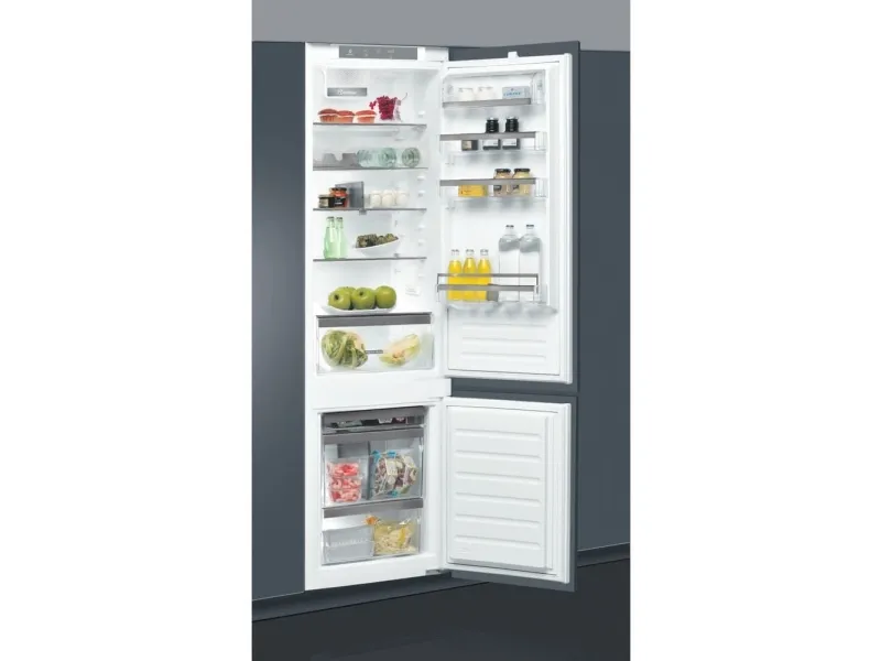 Whirlpool Everest ART 9811 SF2 - Køleskab/fryser - bund-fryser - til indbygning - niche - bredde: 56 cm - dybde: 55 cm - højde: 194 cm - 306 liter - Klasse E - hvid