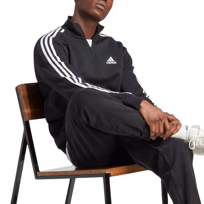 Adidas Essentials Fleece 3-Stripes Sweater Heren