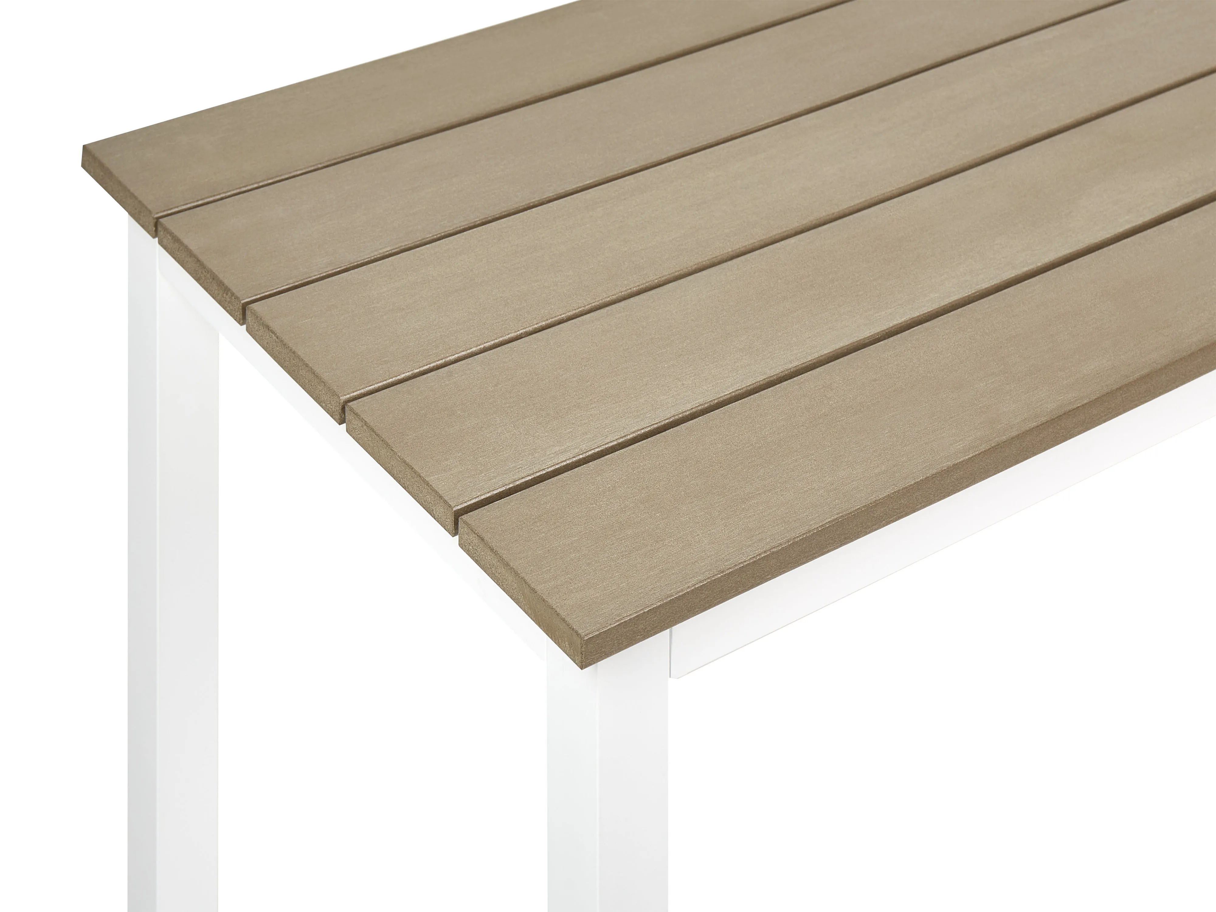 Tuin eettafel MESSINA 100 cm 52 cm Wit