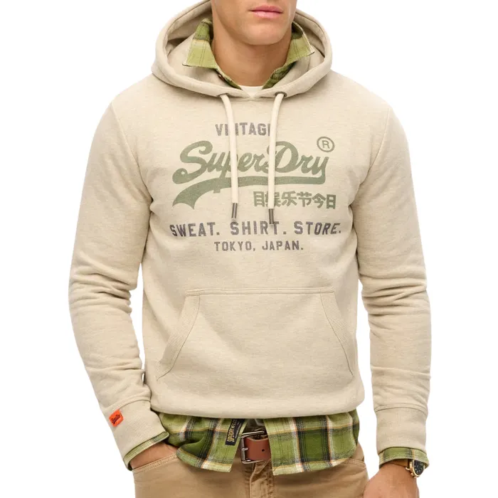 Superdry Vintage Logo Heritage Relaxed Hoodie Heren