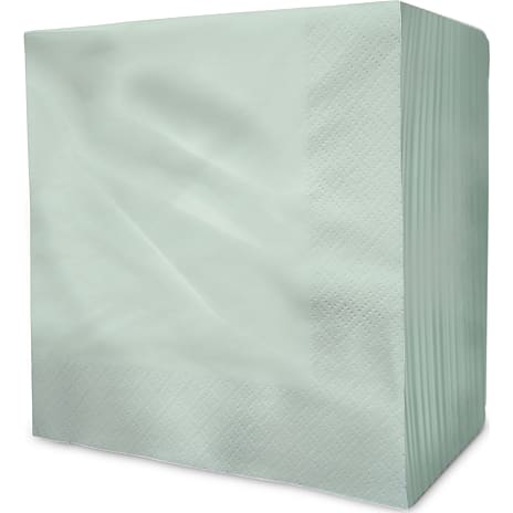 Salling ensfarvede servietter 40x40 cm 50-pak - støvgrøn