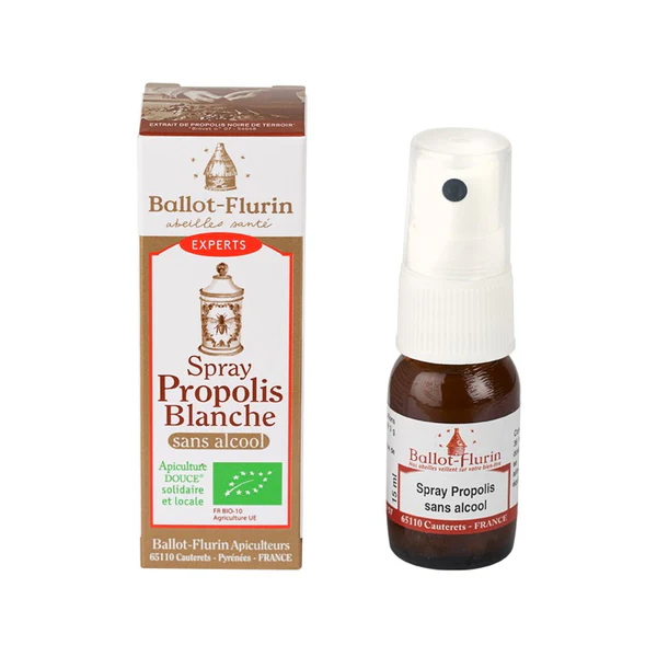 Ballot-flurin Spray Propolis blanche sans alcool 15ml