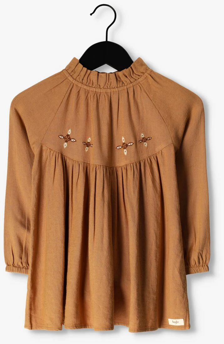 BAJE STUDIO camel baje studio midi jurk dress