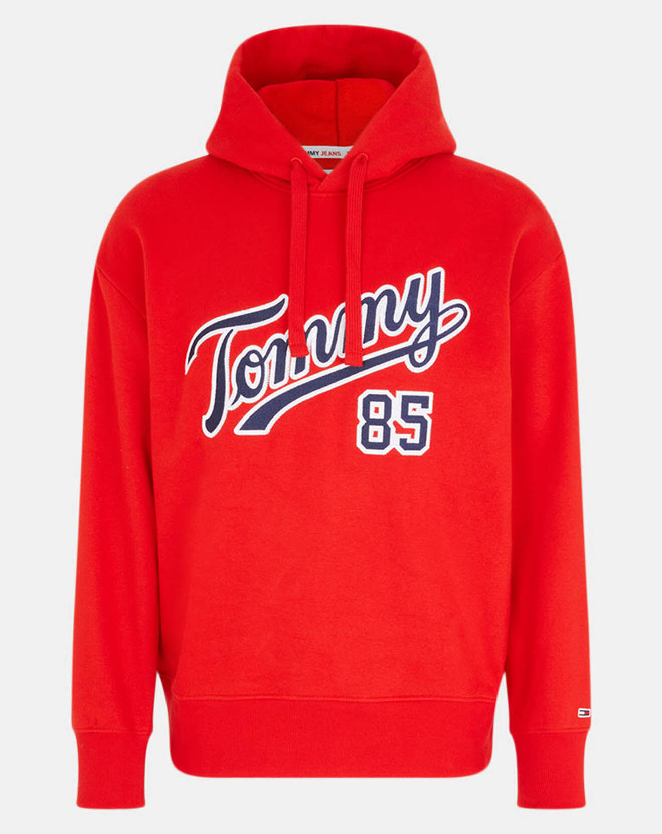 Tommy Jeans Sweat à capuche College 85 rouge