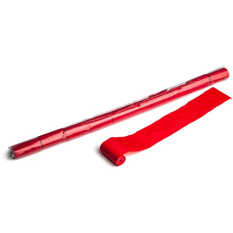 Magic FX STR03RD papieren streamers 10mx5cm rood 10st