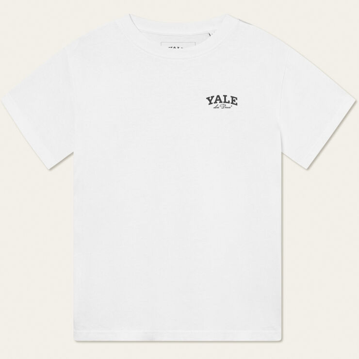 Les Deux x Yale Yale Bulldog T-Shirt Hvid