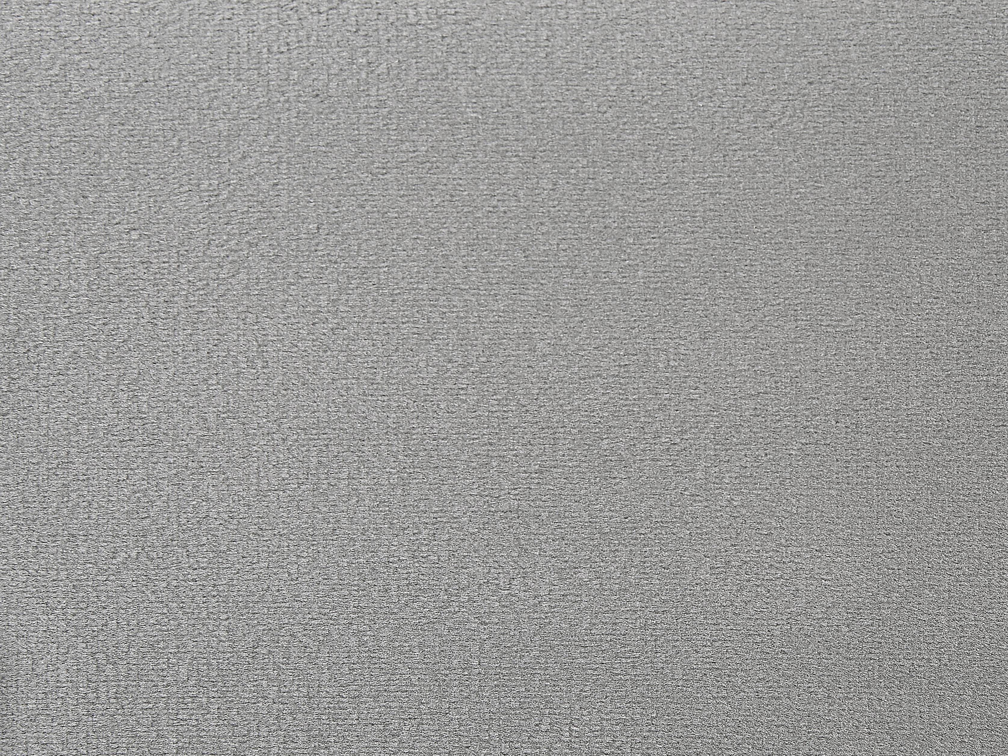 Slaapkamerset Fluweel SEZANNE 180 x 200 cm Lichtgrijs