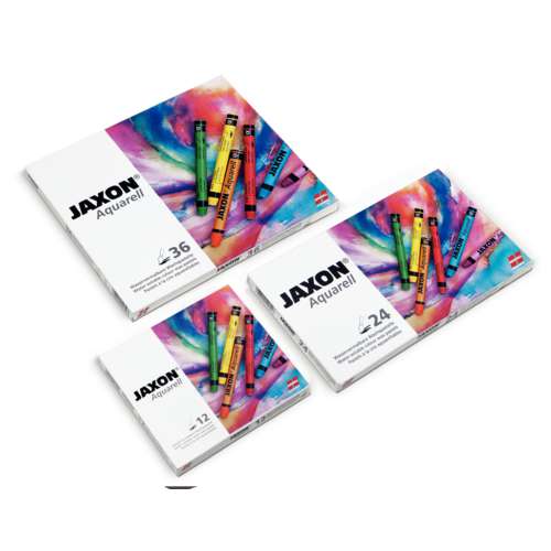 JAXON® Aquarell wasservermalbare Wachspastelle