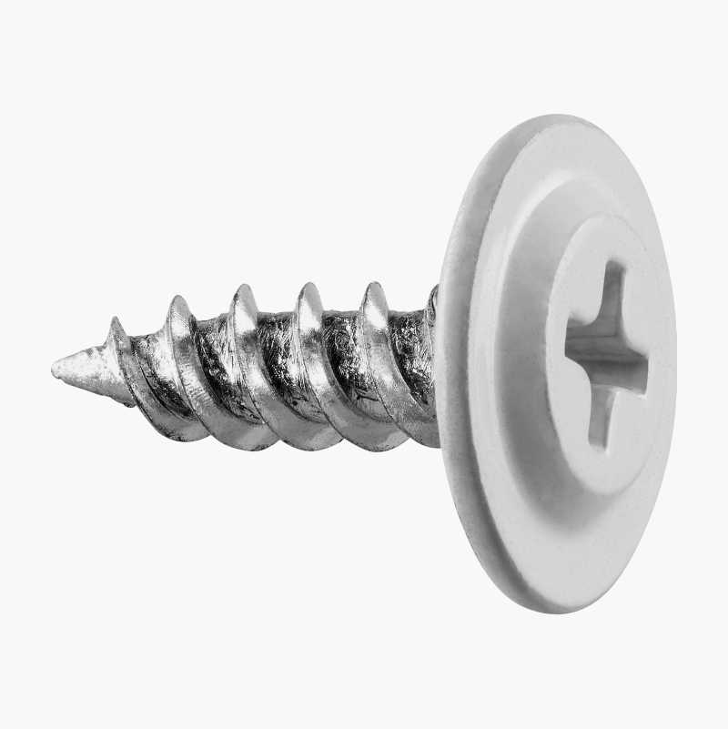 Monteringsskrue 4,2 x 13 mm, hvit