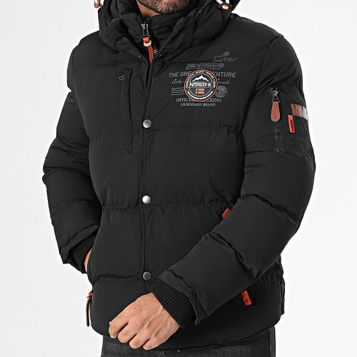 Doudoune Capuche Noir