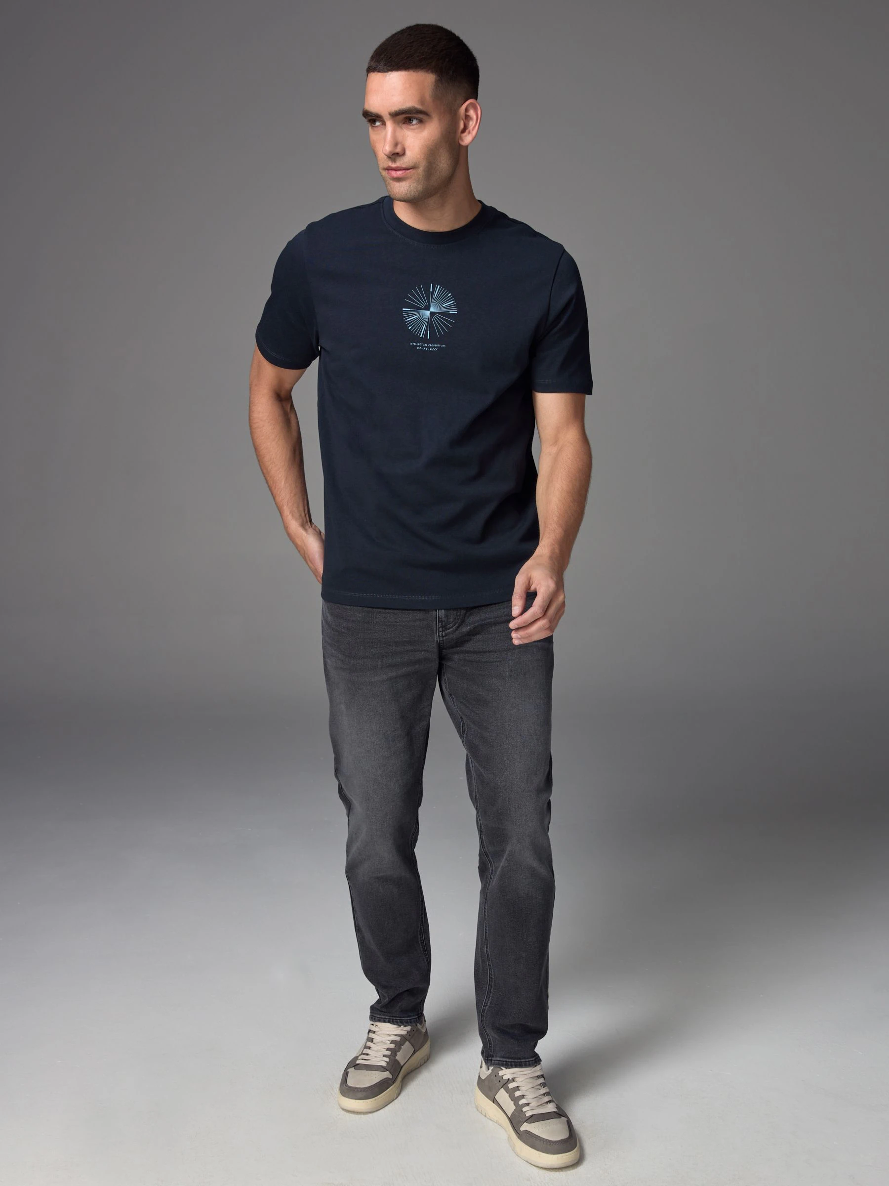 Grijs Gewassen - Musthave stretchjeans