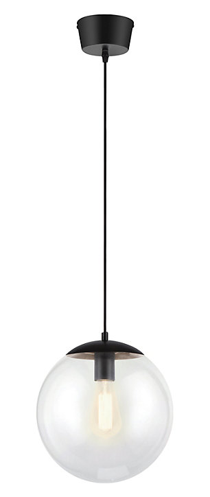 Suspension Dacite E27 28W ⌀28xH.146.5cm noir GoodHome