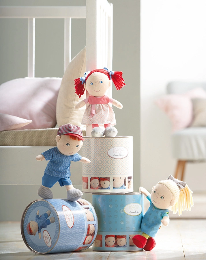 Puppe MIRLI (20cm) in bunt