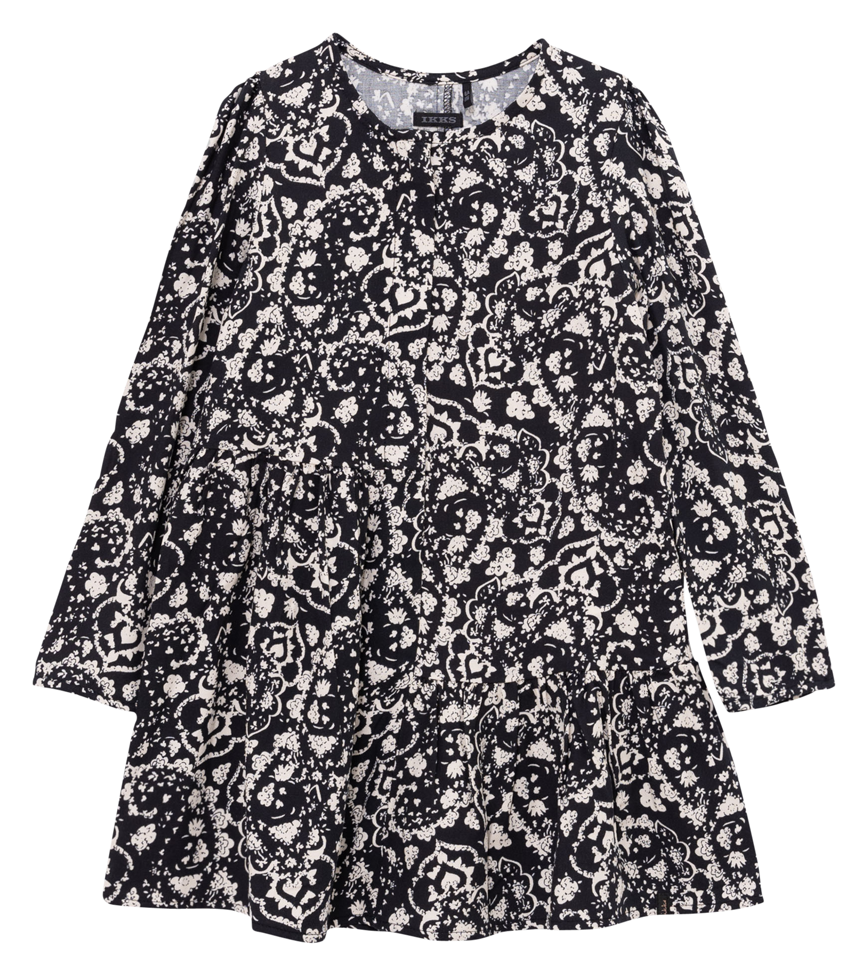 Robe 2-en-1 imprimée| Noir