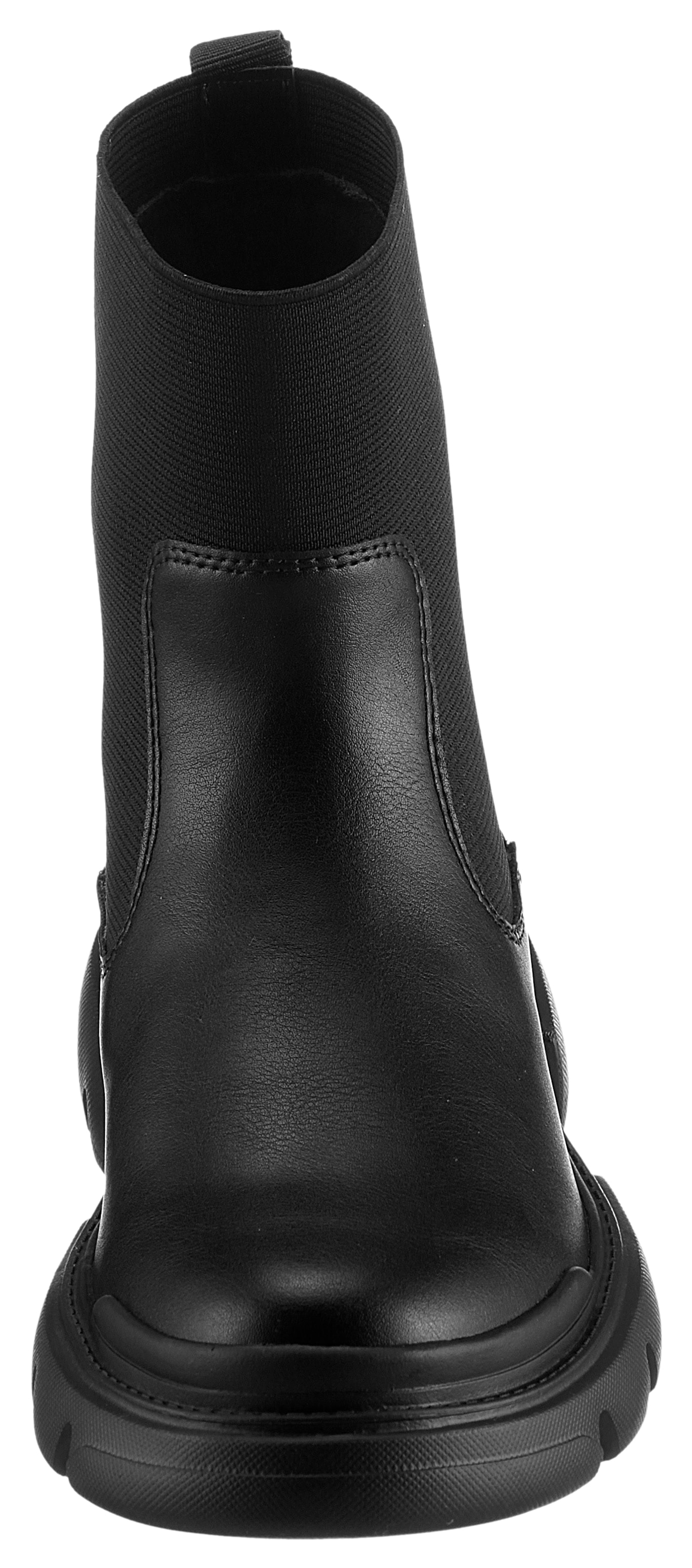 Geox Chelseaboots »J JUNETTE GIRL C«  Plateaustiefel, Schlupfstiefel, Winterstiefel mit Blockabsatz