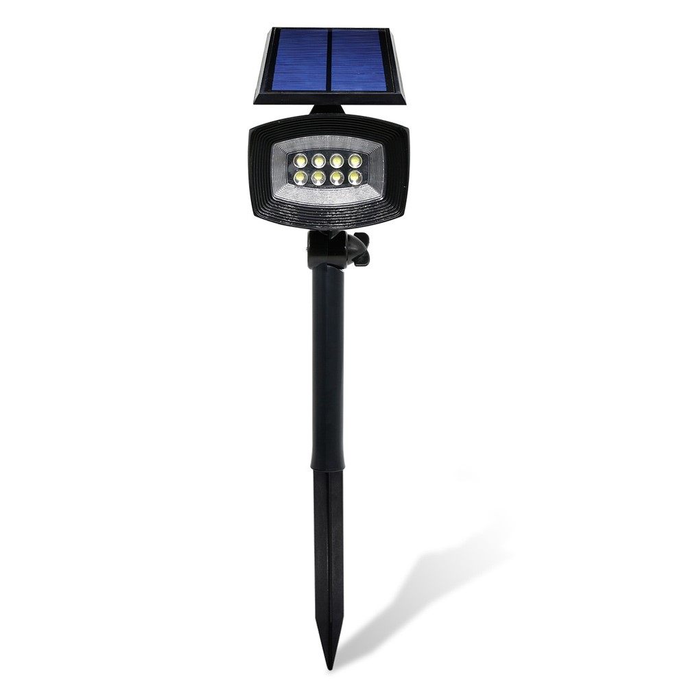 Spritzwasserfeste LED Solar Lampe Outdoor Gartenleuchte IP44 (400LM)   Erdspiess