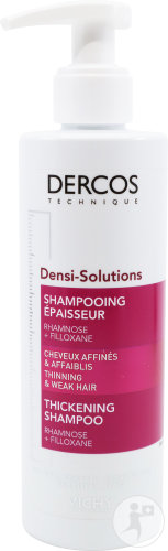 Vichy Dercos Densi-Solutions Shampoing Épaisseur Cheveux Affinés Et Affaiblis Flacon Pompe 250ml