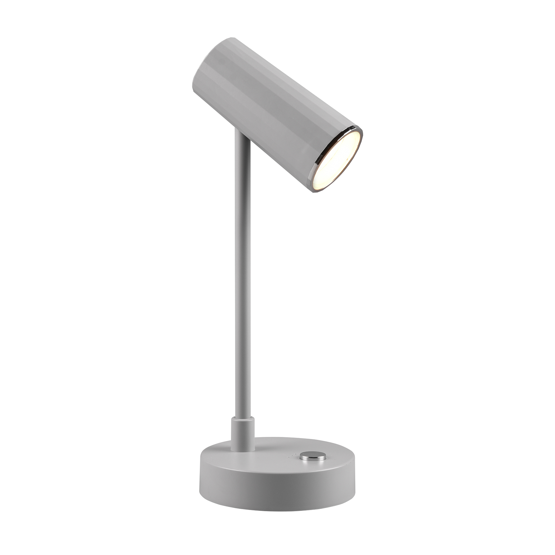 LED-Tischleuchte - grau - mit USB-C-Anschluss