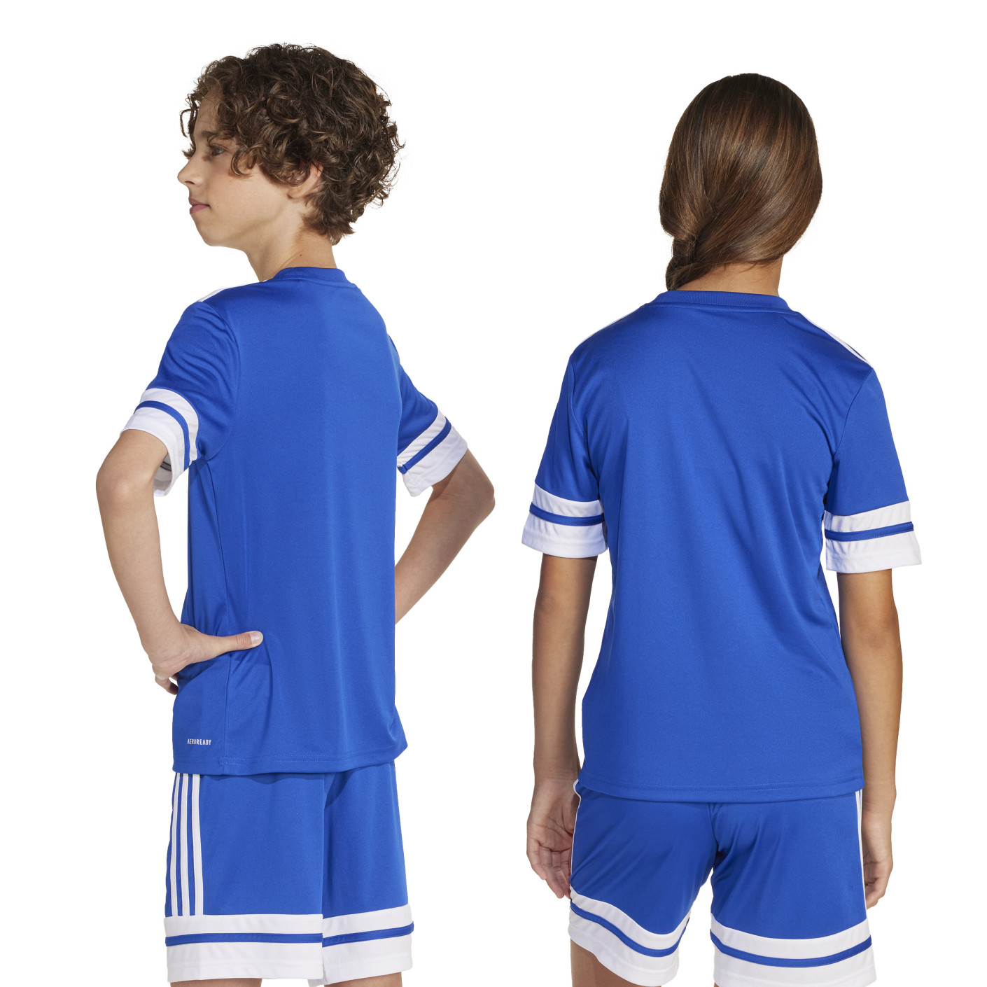 Adidas Squadra 25 Voetbalshirt Kids Blauw Wit