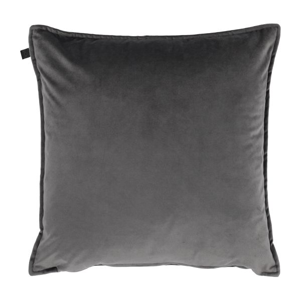 Overseas Middlestitch Kussen - 60 x 60 cm– Velours – Beige