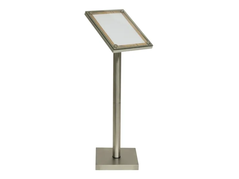 Securit® 1xA4 GLASS STAR informationsdisplay eg