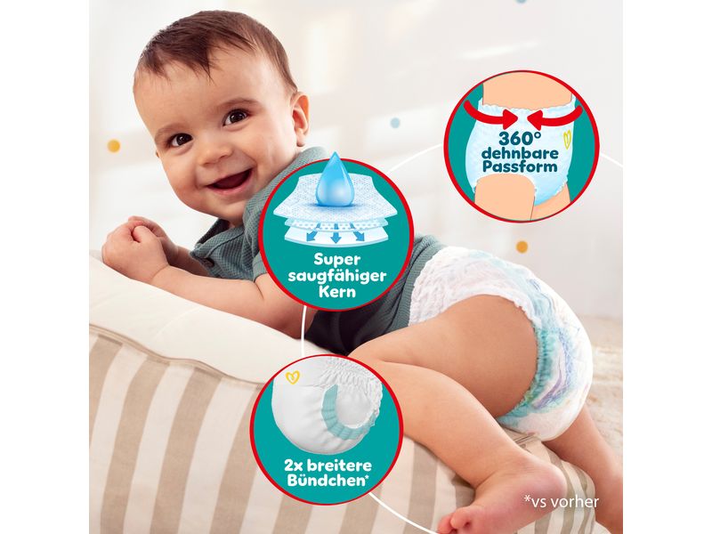 Pampers Windeln Baby Dry Pants Extra Large Grösse 8 Monatsbox 17  kg, 117 Stück
