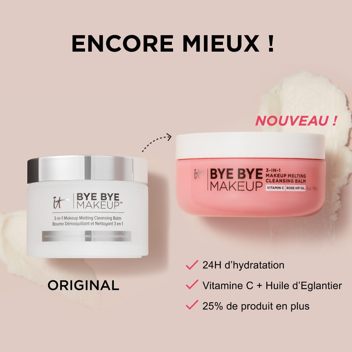 It Cosmetics Bye Bye Makeup™ Baume Démaquillant Fondant 3-en-1