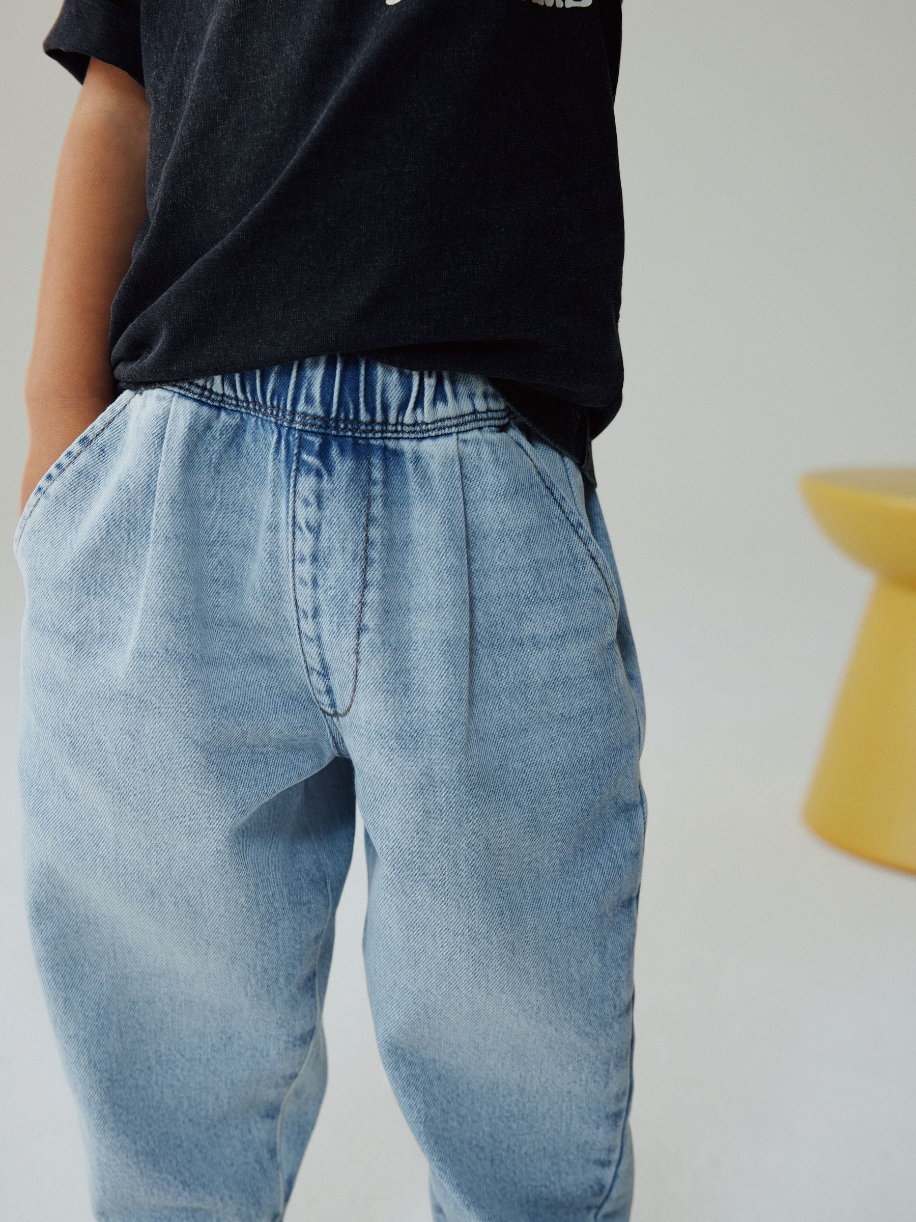 Lichtblauw - Barrel jeans (3mnd -7jr)