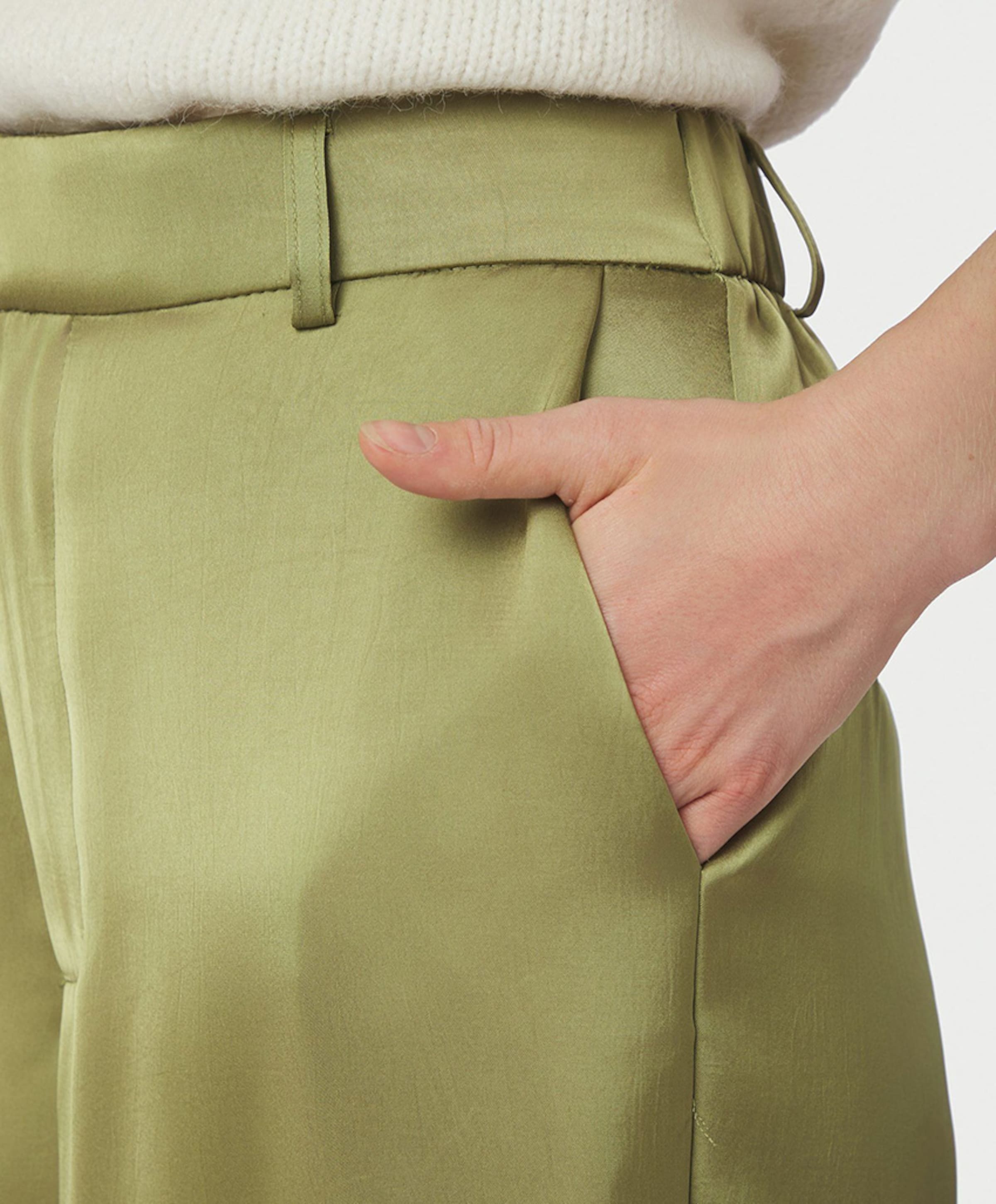Neo Noir Emmett Heavy Sateen Pants dames broek groen
