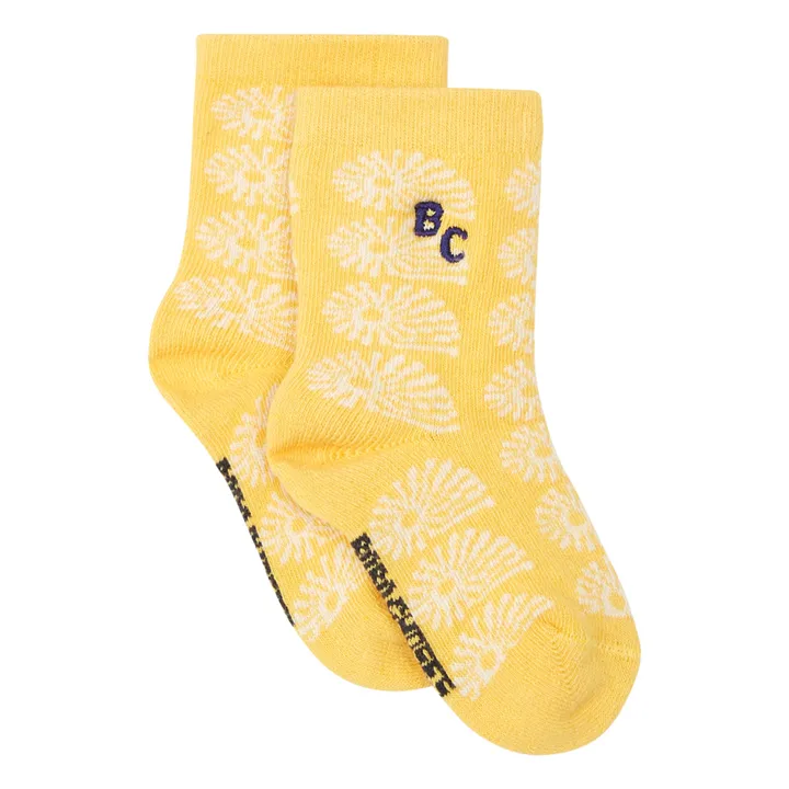 Bobo Choses Exclusivité Bobo Choses x Smallable - Chaussettes Coquillages | Jaune