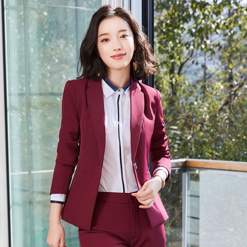 Skyheart - Vest / Blazer met knopen / Mini-kokerrok / Slanke pantalon / Shirt met lange mouwen / Mouwloze manteljurk / Set