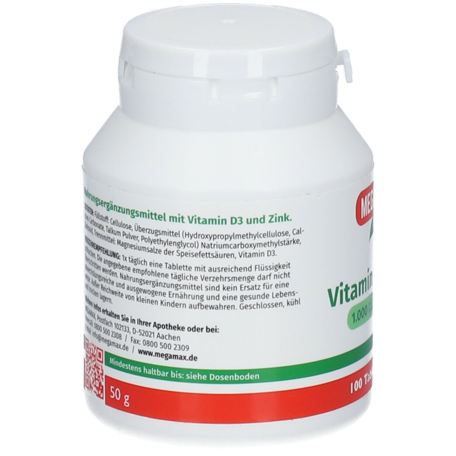 MEGAMAX® Vitamin D3 + Zink