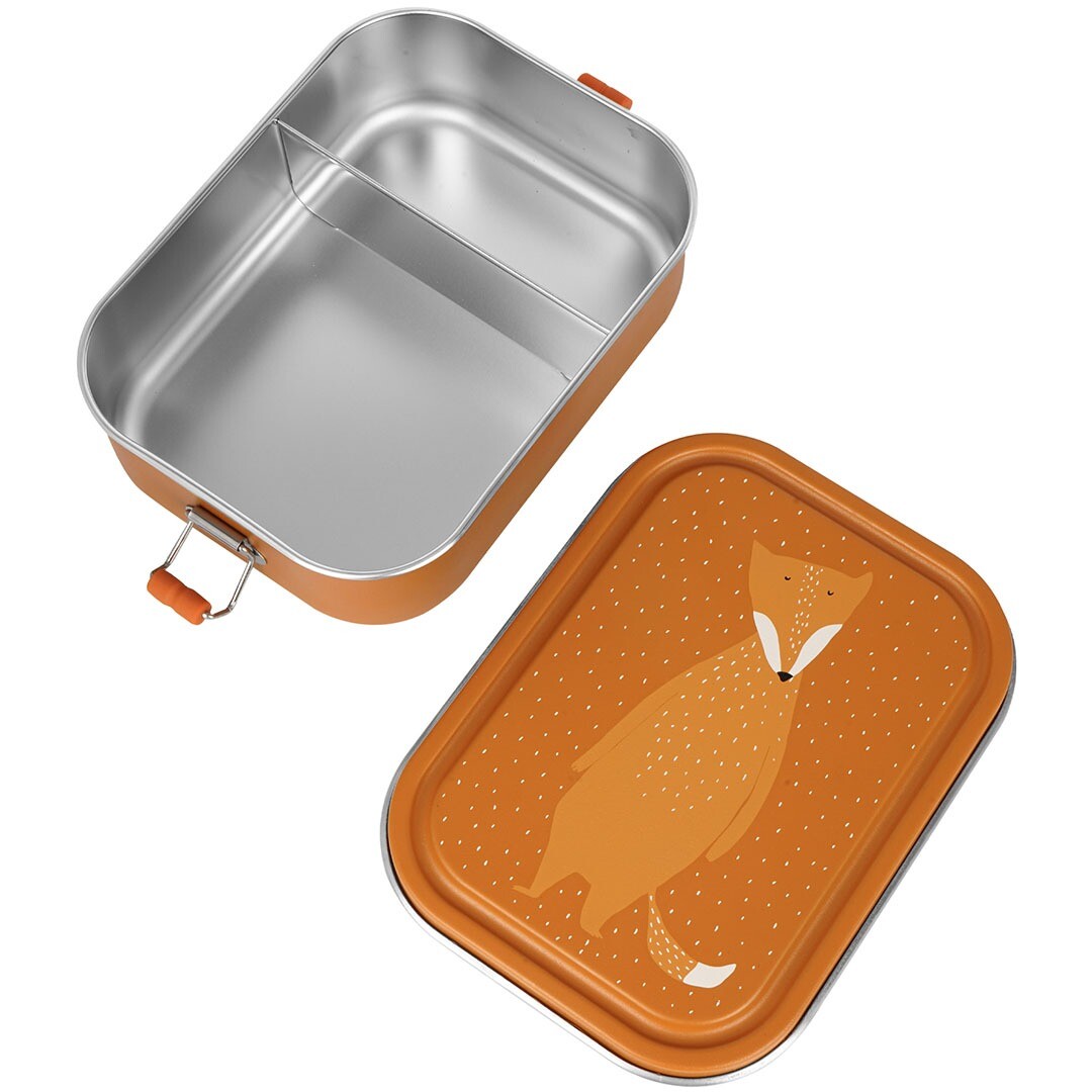 Trixie rvs broodtrommel mr. fox - 1200 ml