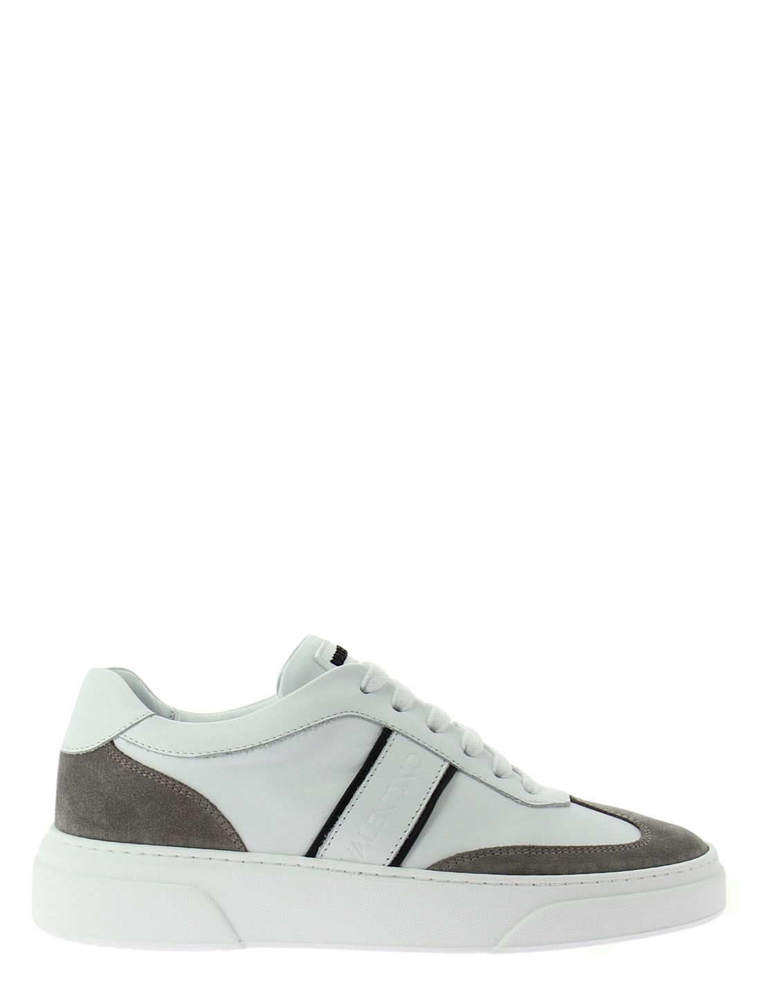 valentino Baskets de ville homme stan m2 cuir blanc/marron
