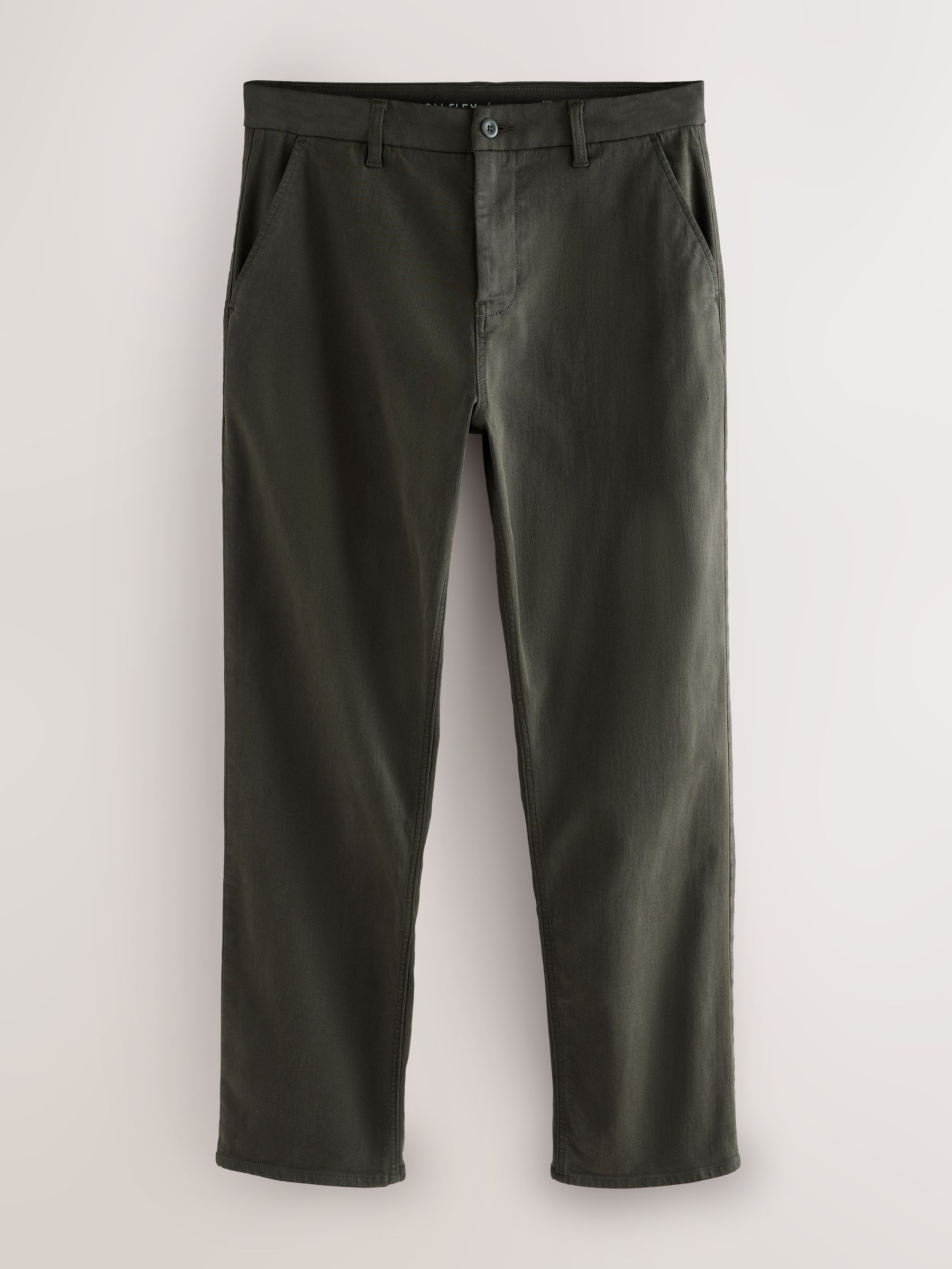 Donkergroen - Motionflex Chinos Trousers With Belt