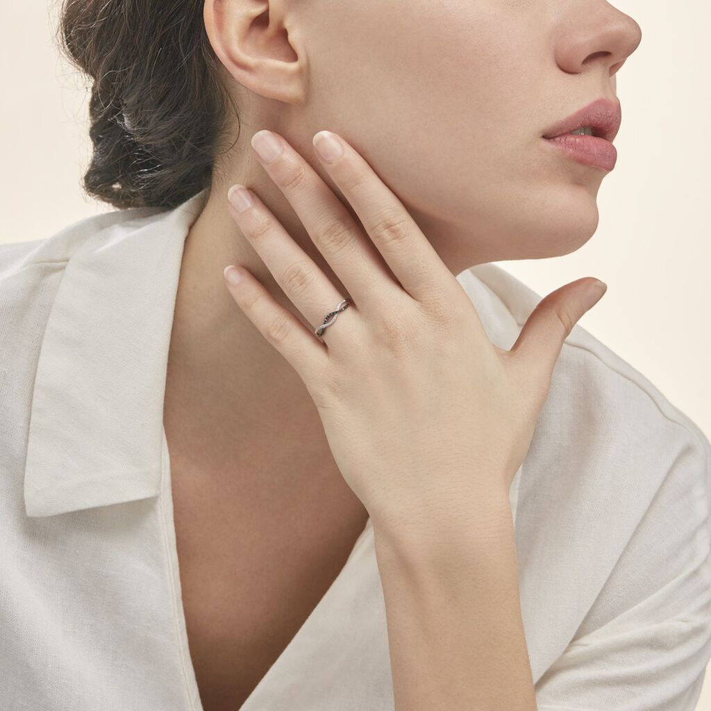Bague Lilybeth Or Blanc Diamant