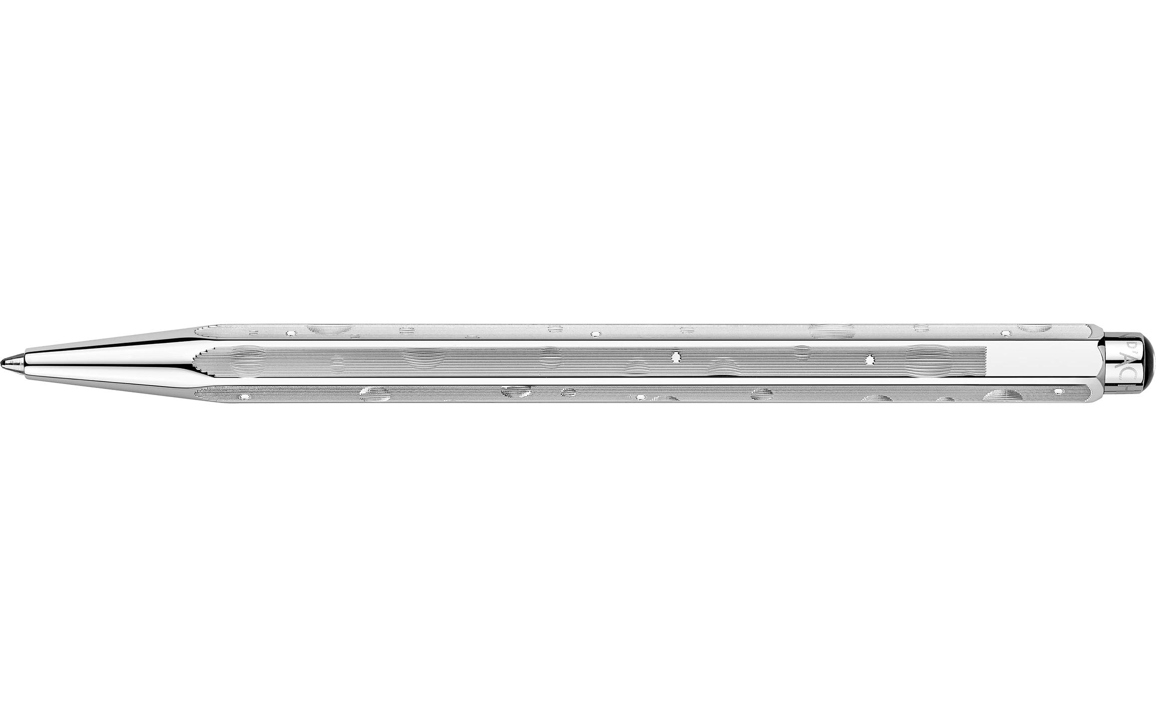 Kugelschreiber Cosmic Blue M, Platin<br>Kugelschreiber aus der Kollektion Cosmic Blue