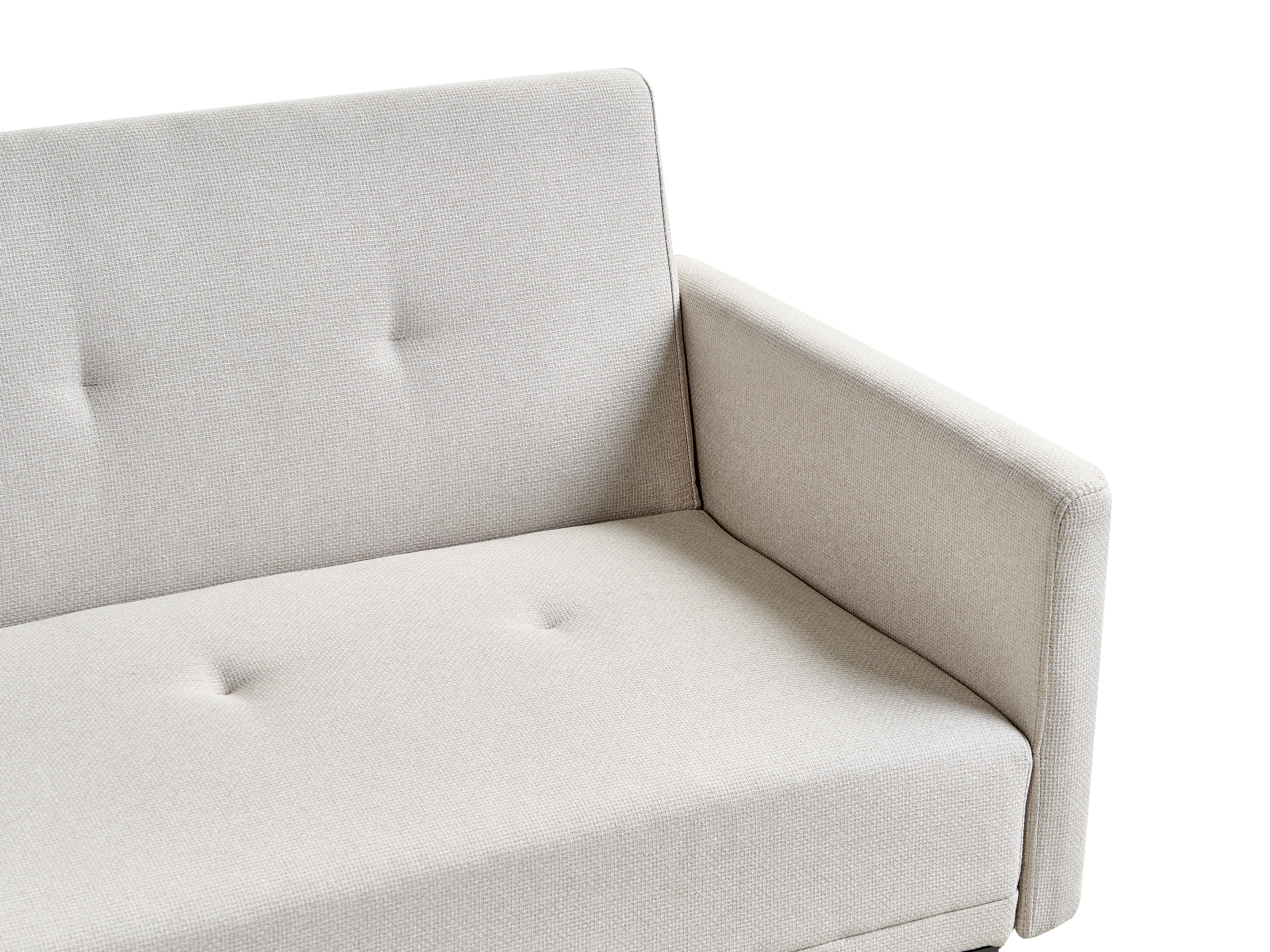 Slaapbank 3-zits LUCAN Stof Lichtbeige