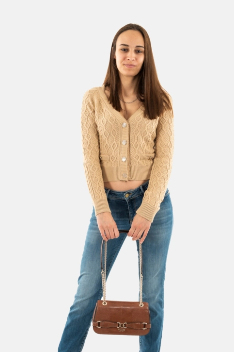 Sacs à main guess jeans arlena convertible xbody flap cog cognac