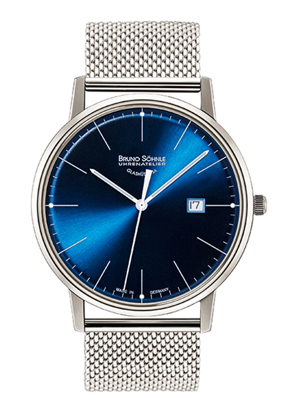 Bruno Söhnle Stuttgart I Big Herrenuhr Blau 17-13175-340