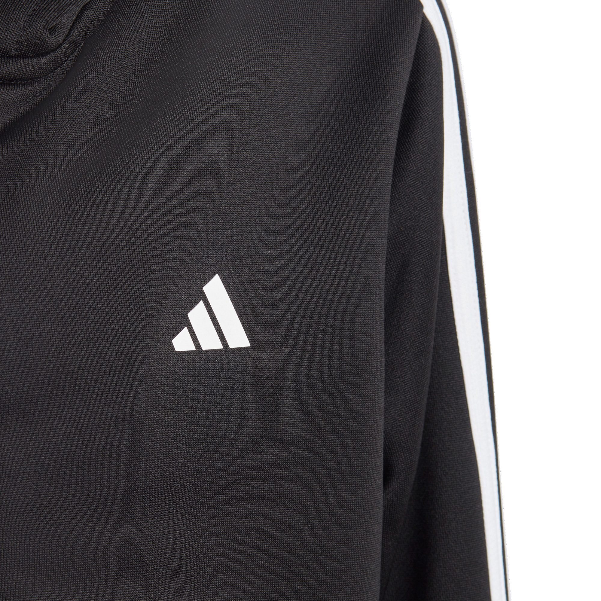 adidas Train Essentials Aeroready 3-Streifen Kapuzenjacke Jungen schwarz