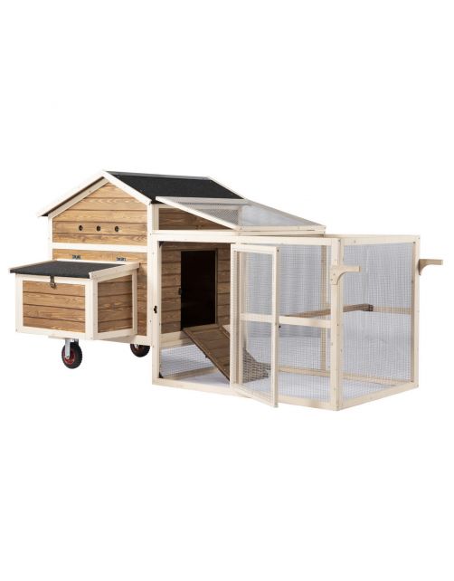 Adori Kippenhok Dexter - Kippenhok - 205x123x112 cm Houtkleur