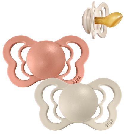 BIBS Couture Schnuller - Gr. 2 - 2er-Pack - Anatomisch - Vanilla
