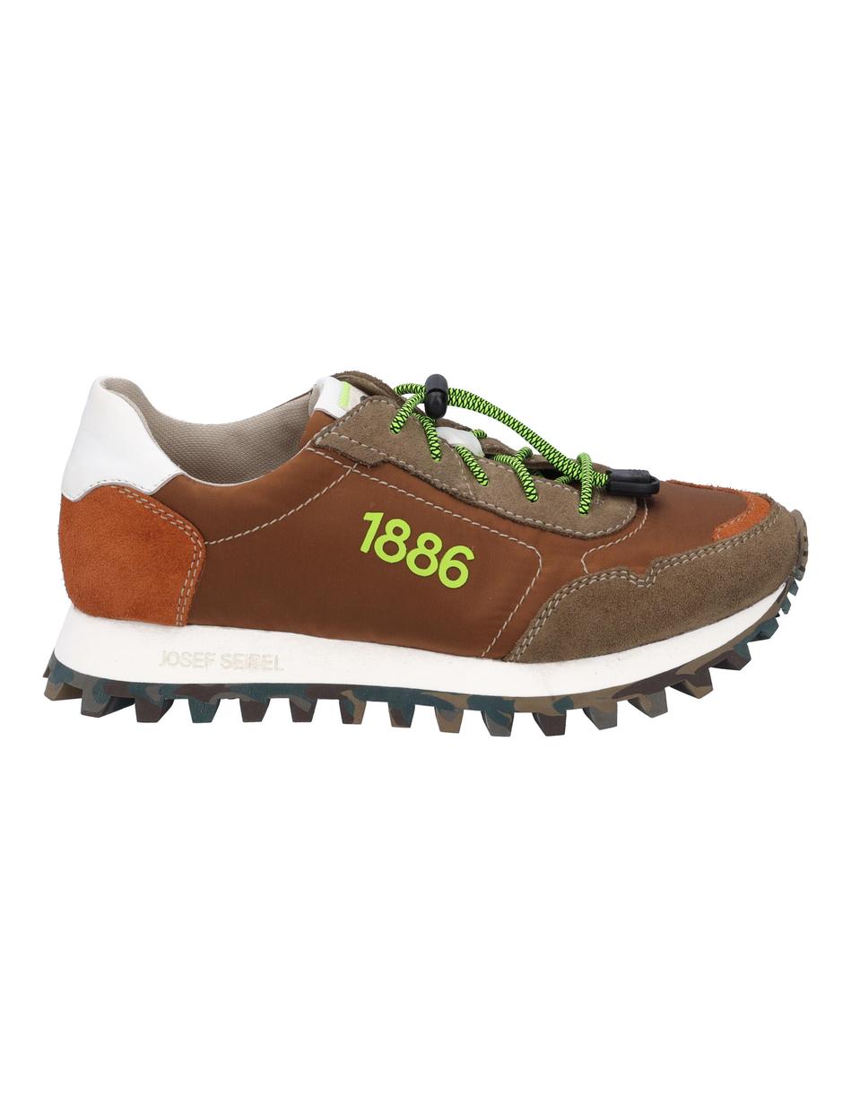 Sneaker Bonnie 01, taupe-orange