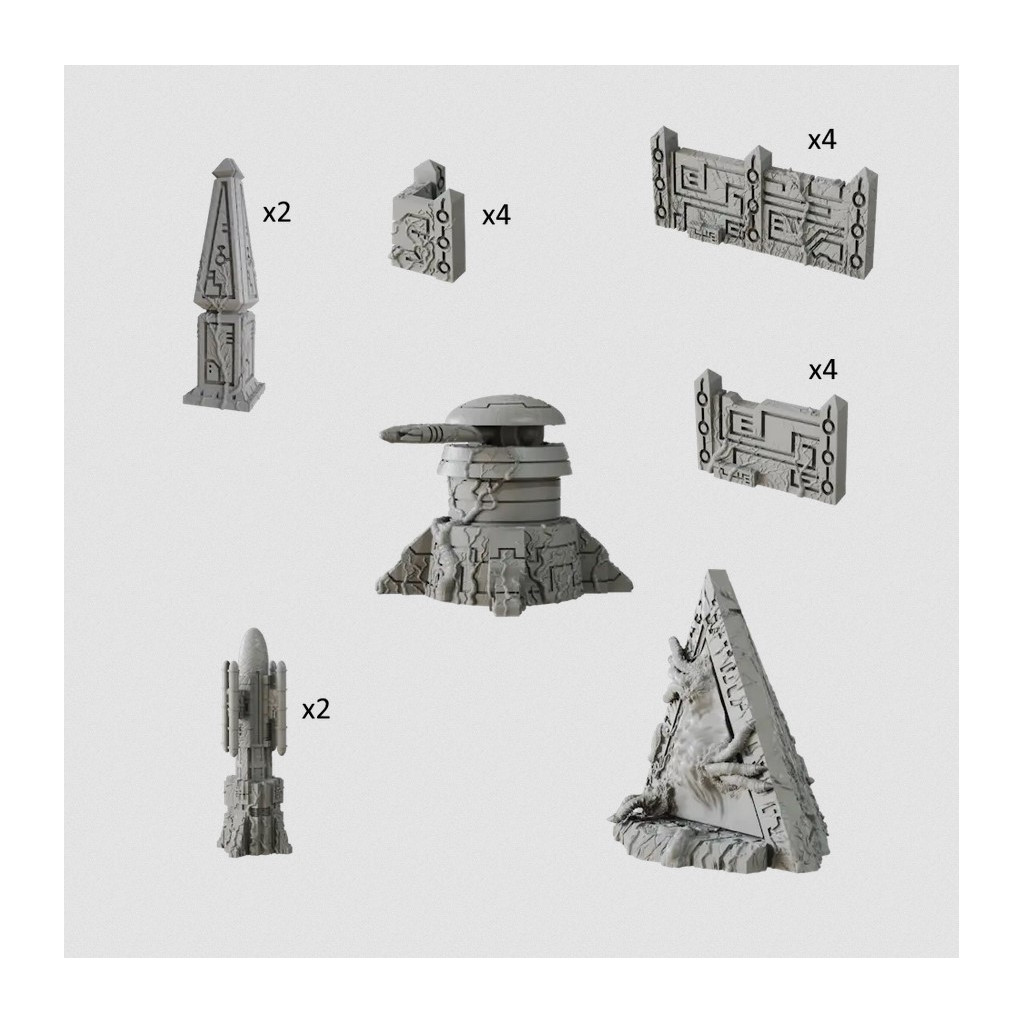 Terrain Crate: Sci-Fi Terrain - Xenos Stronghold